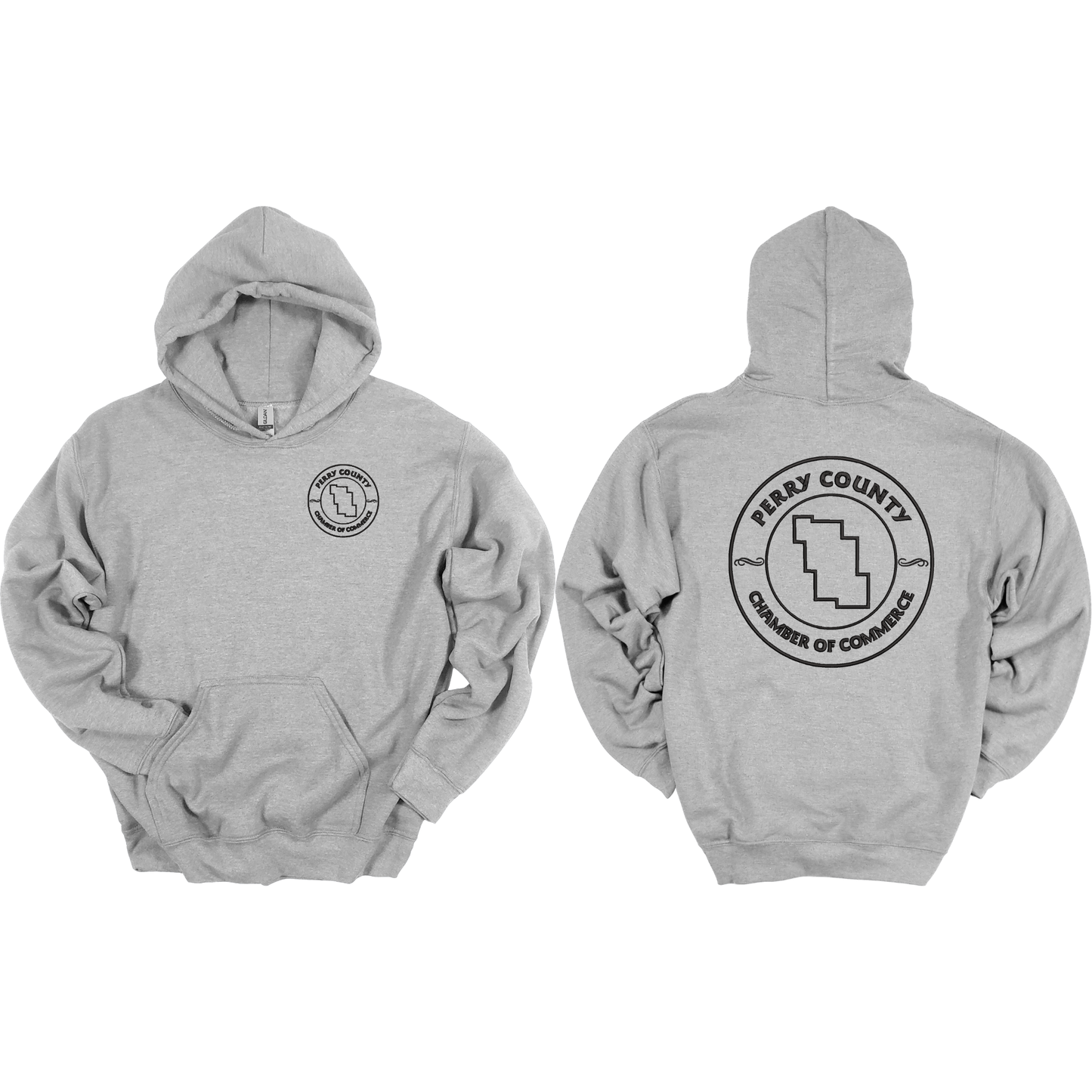 Chamber of Commerce Embroidered Hoodie (Front & Back)