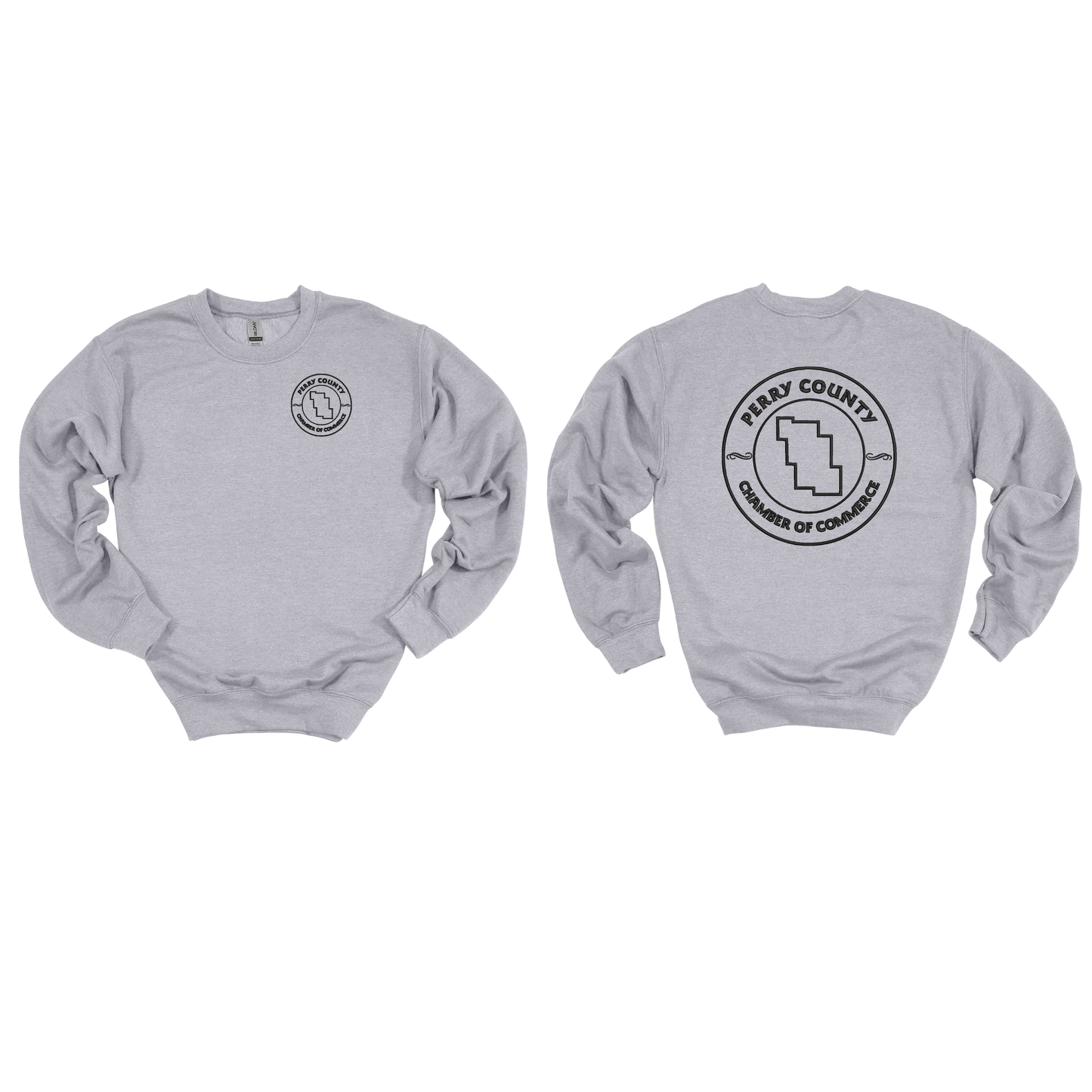 Chamber of Commerce Embroidered Sweatshirt (Front & Back)