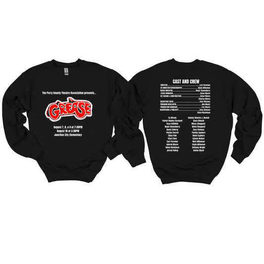 PCTA Grease Printed Crewneck