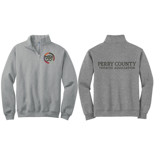 PCTA Embroidered 1/4 Zip (Chest + Back Logo)