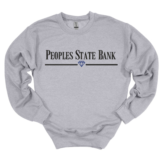 Peoples State Bank Embroidered Crewneck