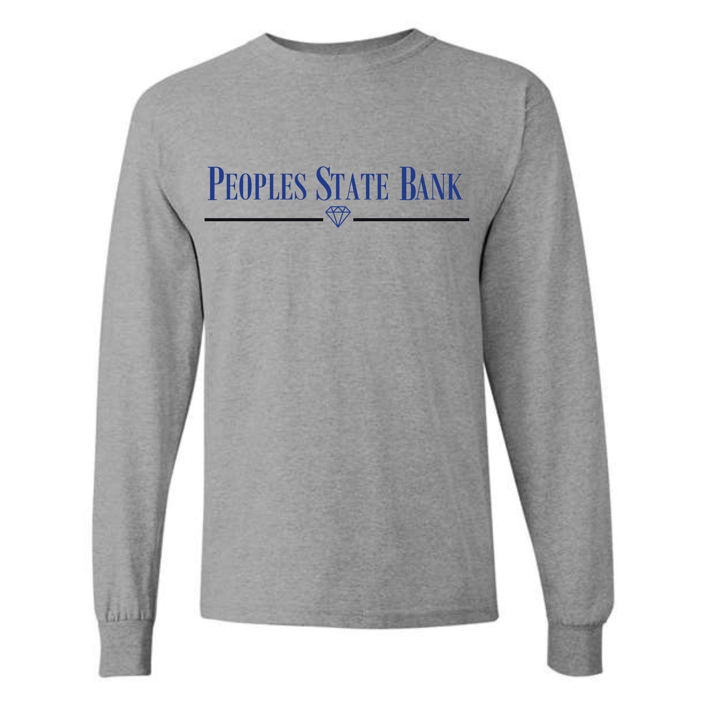 Peoples State Bank Printed Long Sleeve