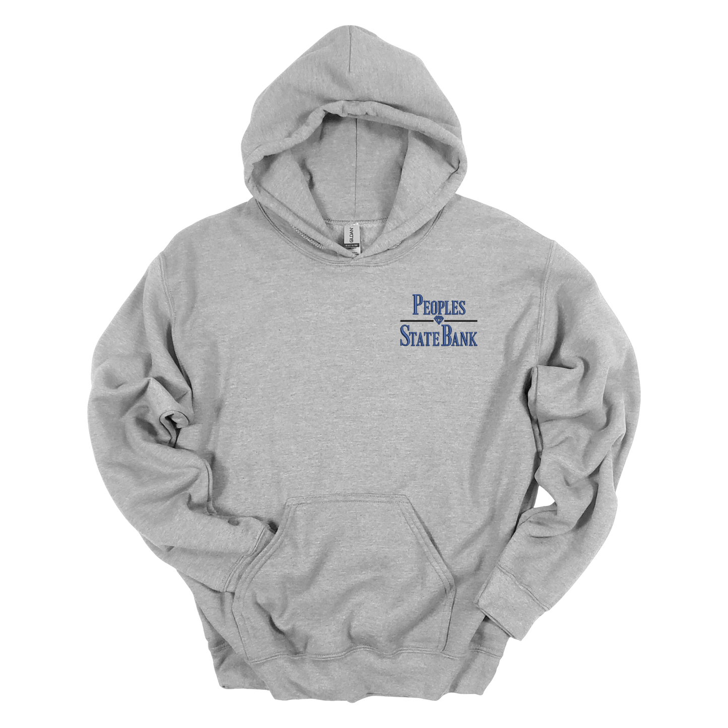 Peoples State Bank Embroidered Hoodie (Stacked Logo)