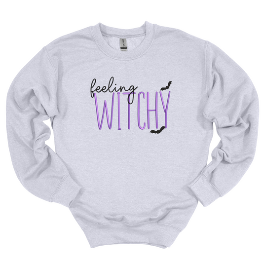 Feeling Witchy Embroidered Crewneck