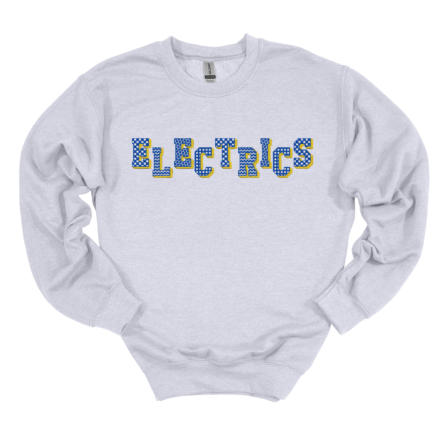 Electrics Pattern Embroidered Sweatshirt