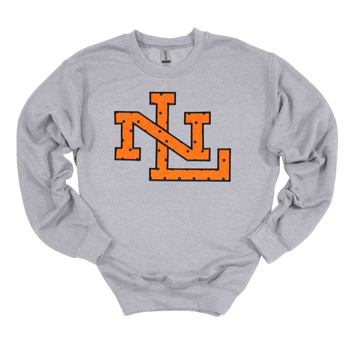 New Lex Polka Dot Embroidered Crew