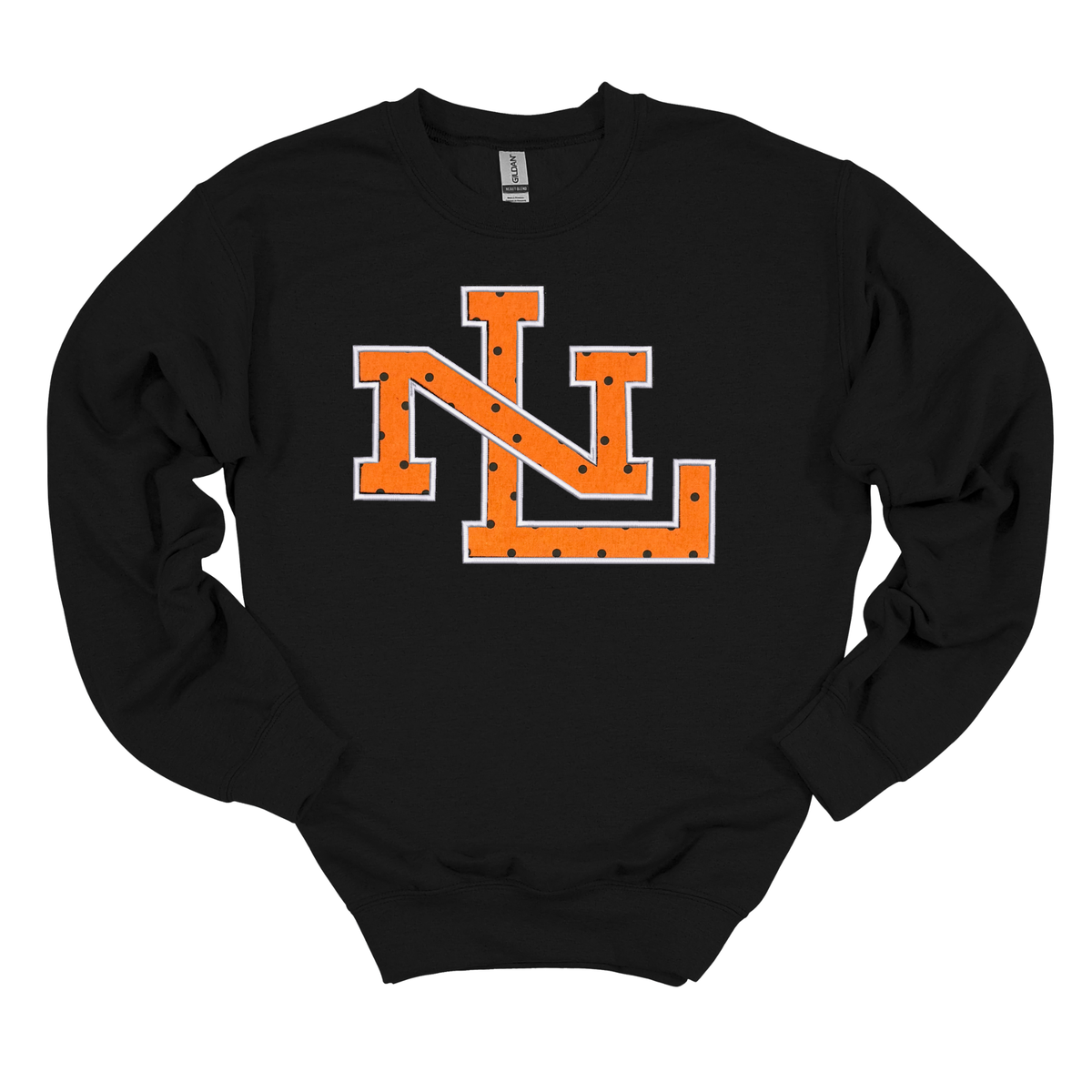 New Lex Polka Dot Embroidered Crew
