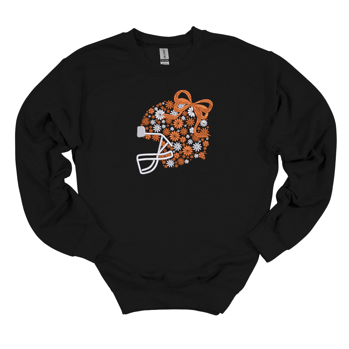 Panther Floral Helmet Embroidered Sweatshirt