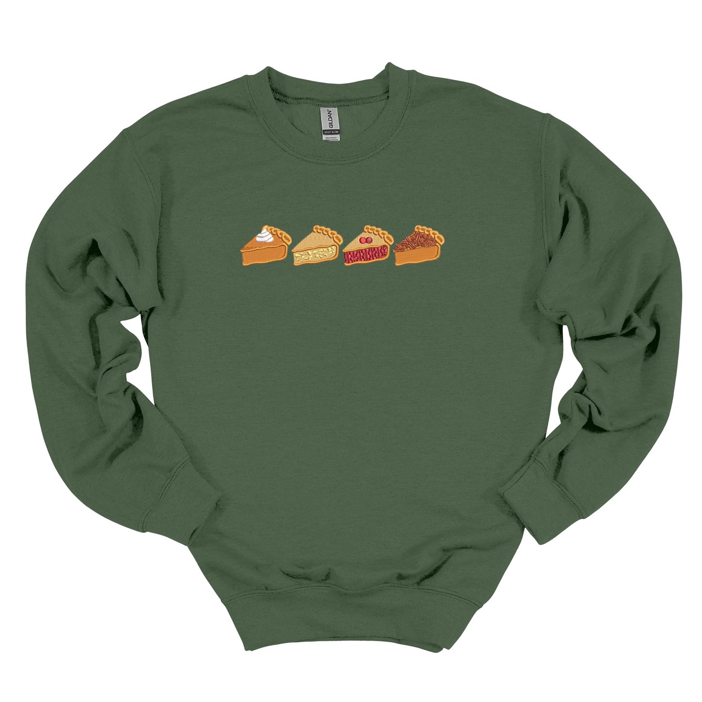 Pie Embroidered Crew