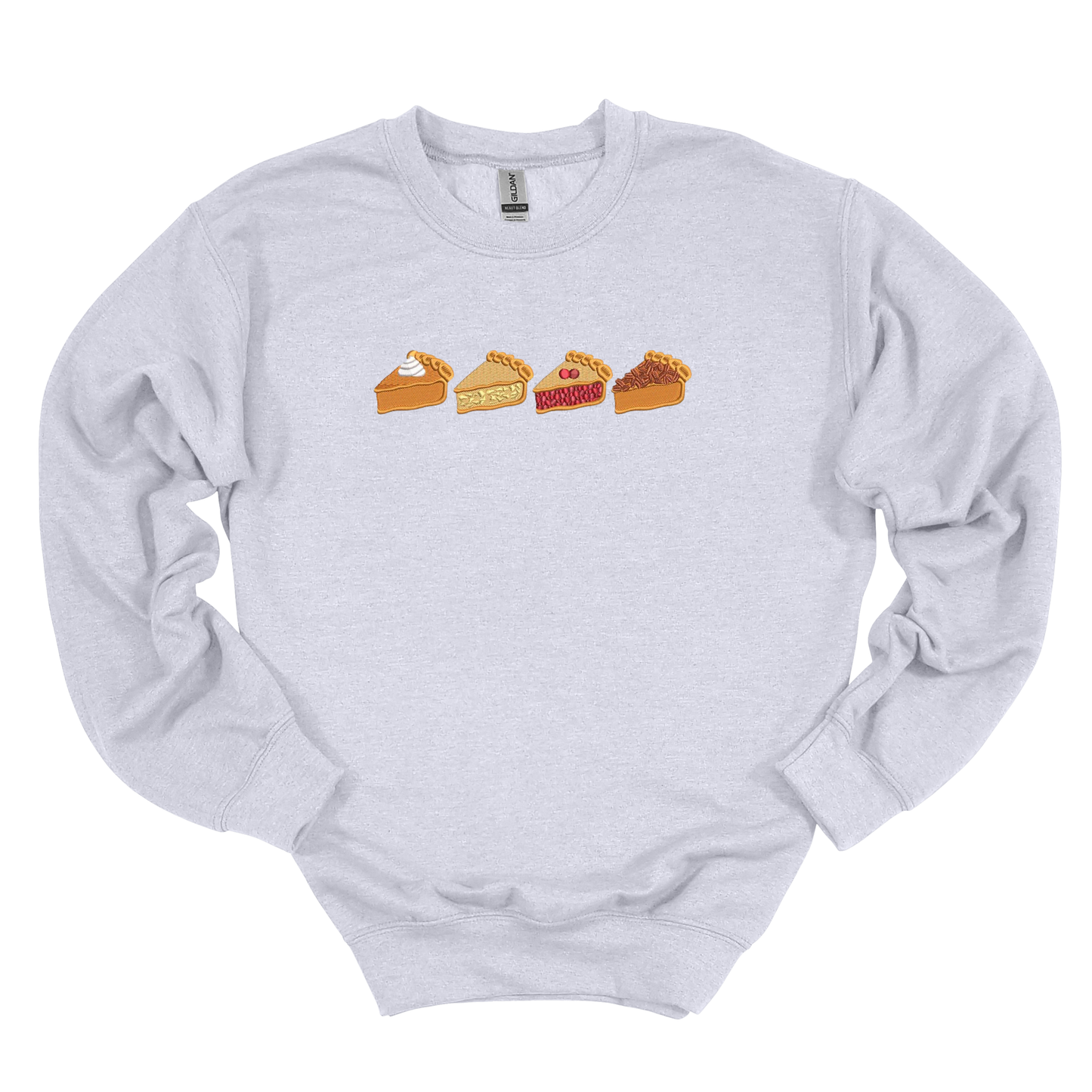 Pie Embroidered Crew