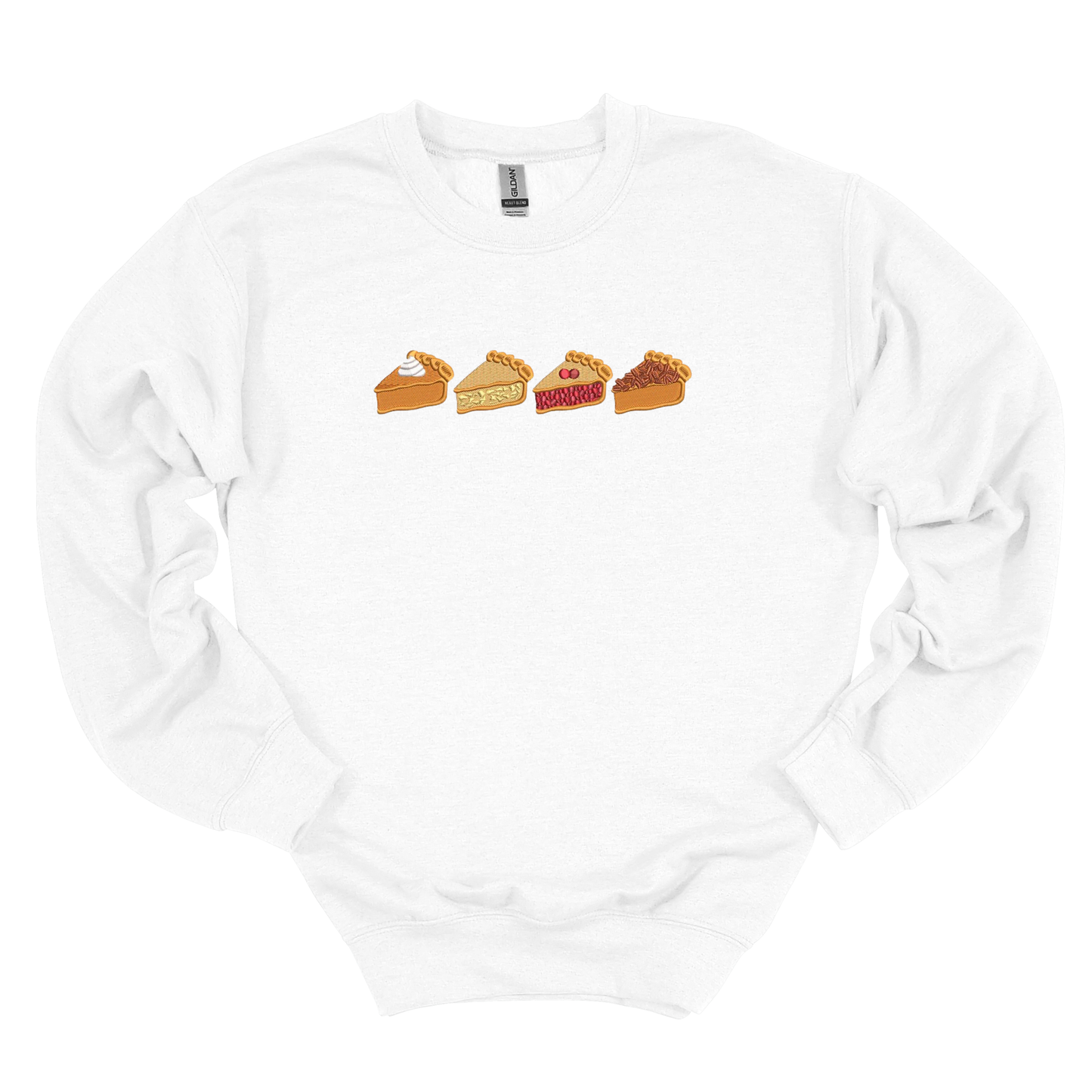 Pie Embroidered Crew