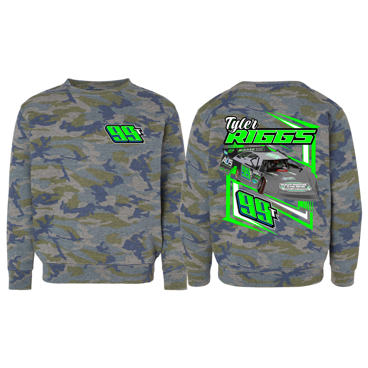 Camo Crewneck Sweatshirt