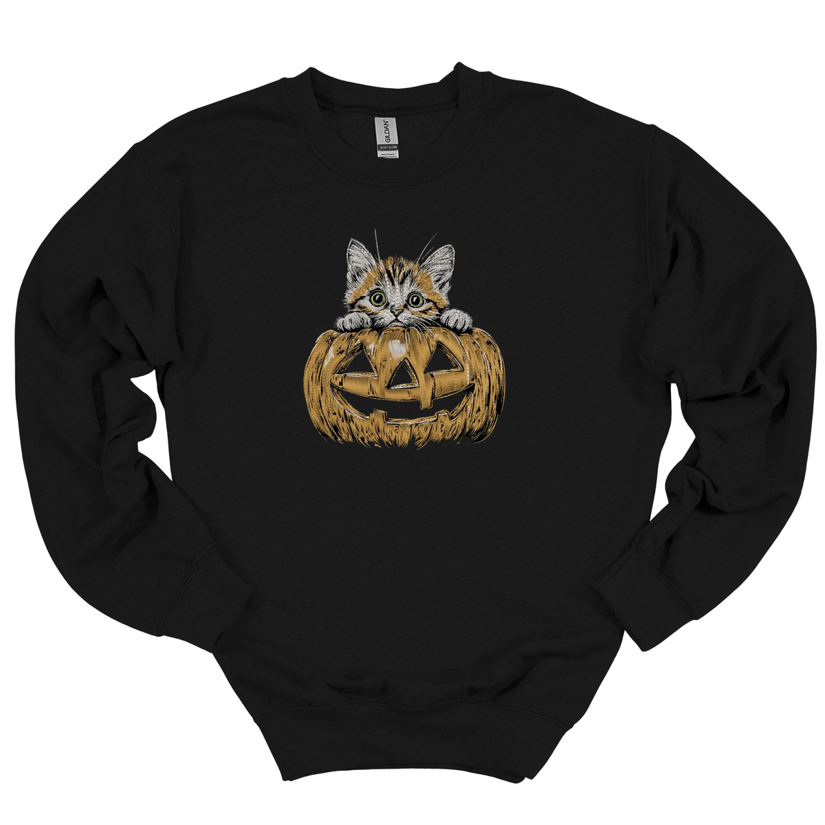 Scaredy Cat Embroidered Crewneck