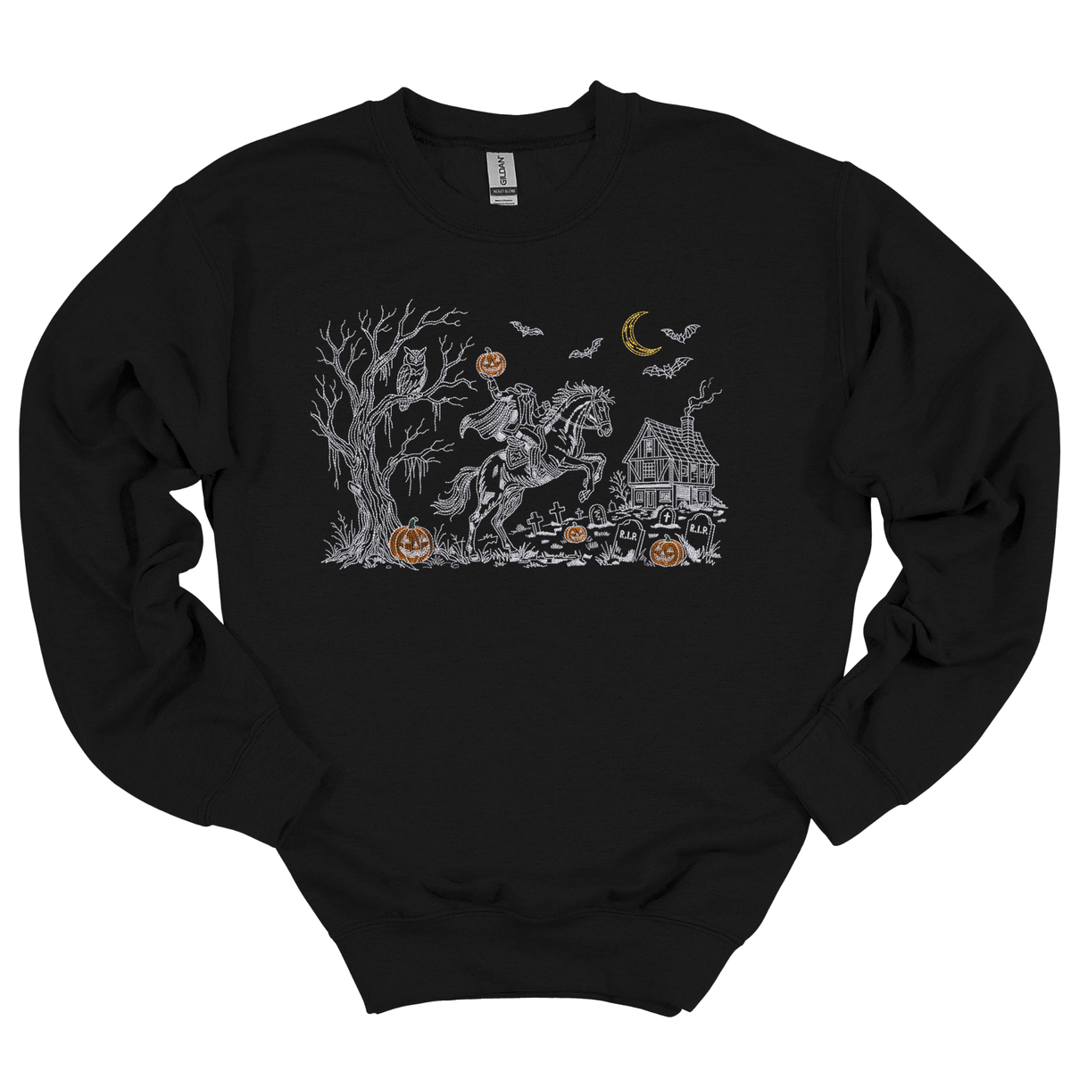 Headless Horseman Embroidered Crewneck