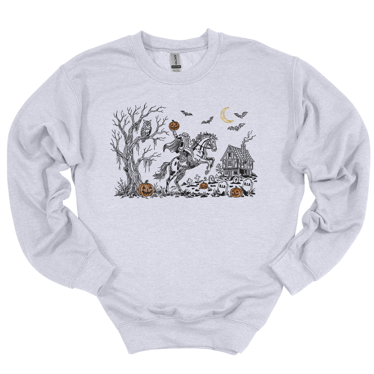 Headless Horseman Embroidered Crewneck