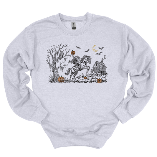 Headless Horseman Embroidered Crewneck