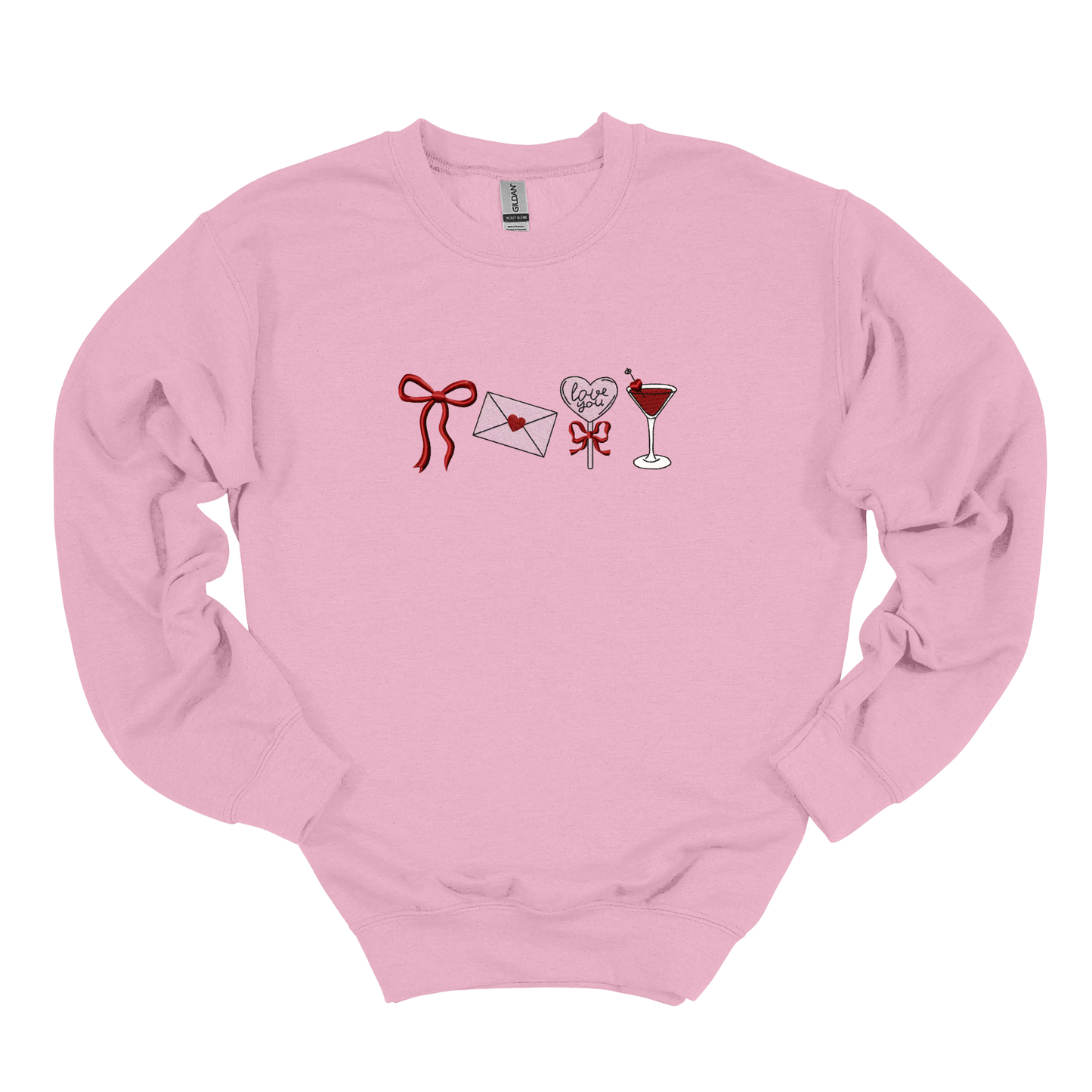 Love Icons Embroidered Sweatshirt