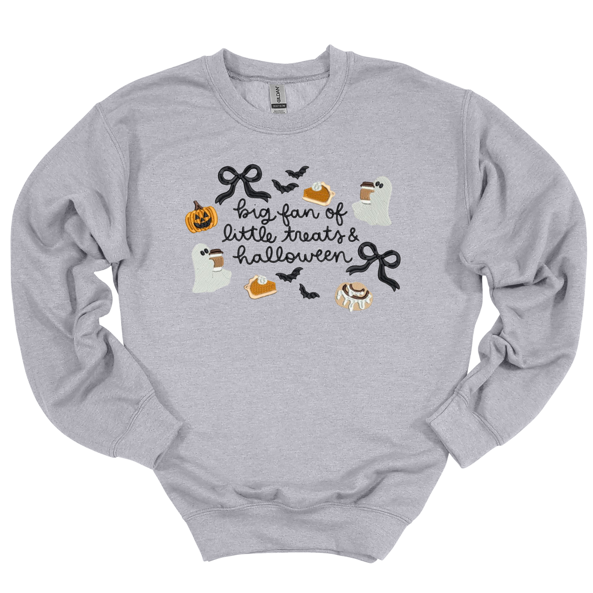 Little Treats & Halloween Embroidered Crewneck