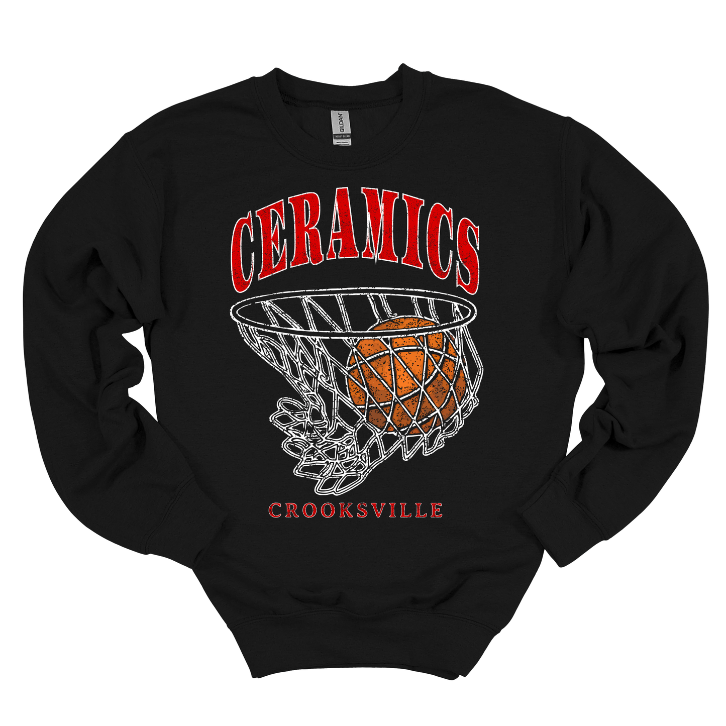 Vintage Ceramics Basketball Sweatshirt