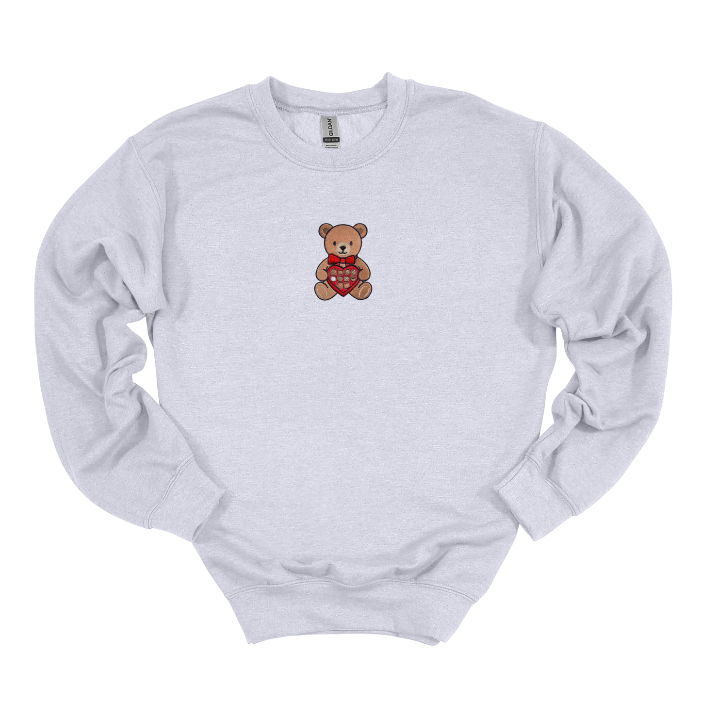Chocolate Bear Embroidered Sweatshirt