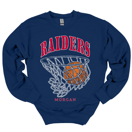 Vintage Raiders Basketball Sweatshirt