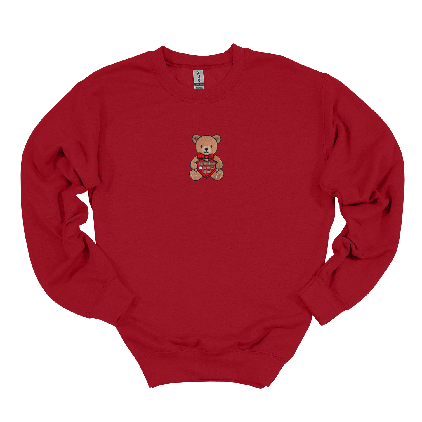 Chocolate Bear Embroidered Sweatshirt