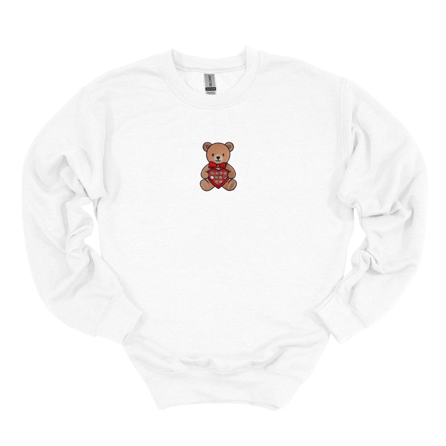 Chocolate Bear Embroidered Sweatshirt