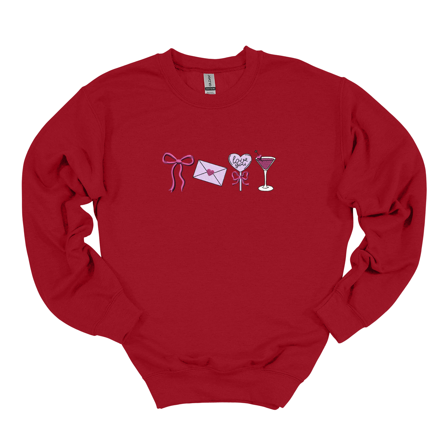 Love Icons Embroidered Sweatshirt