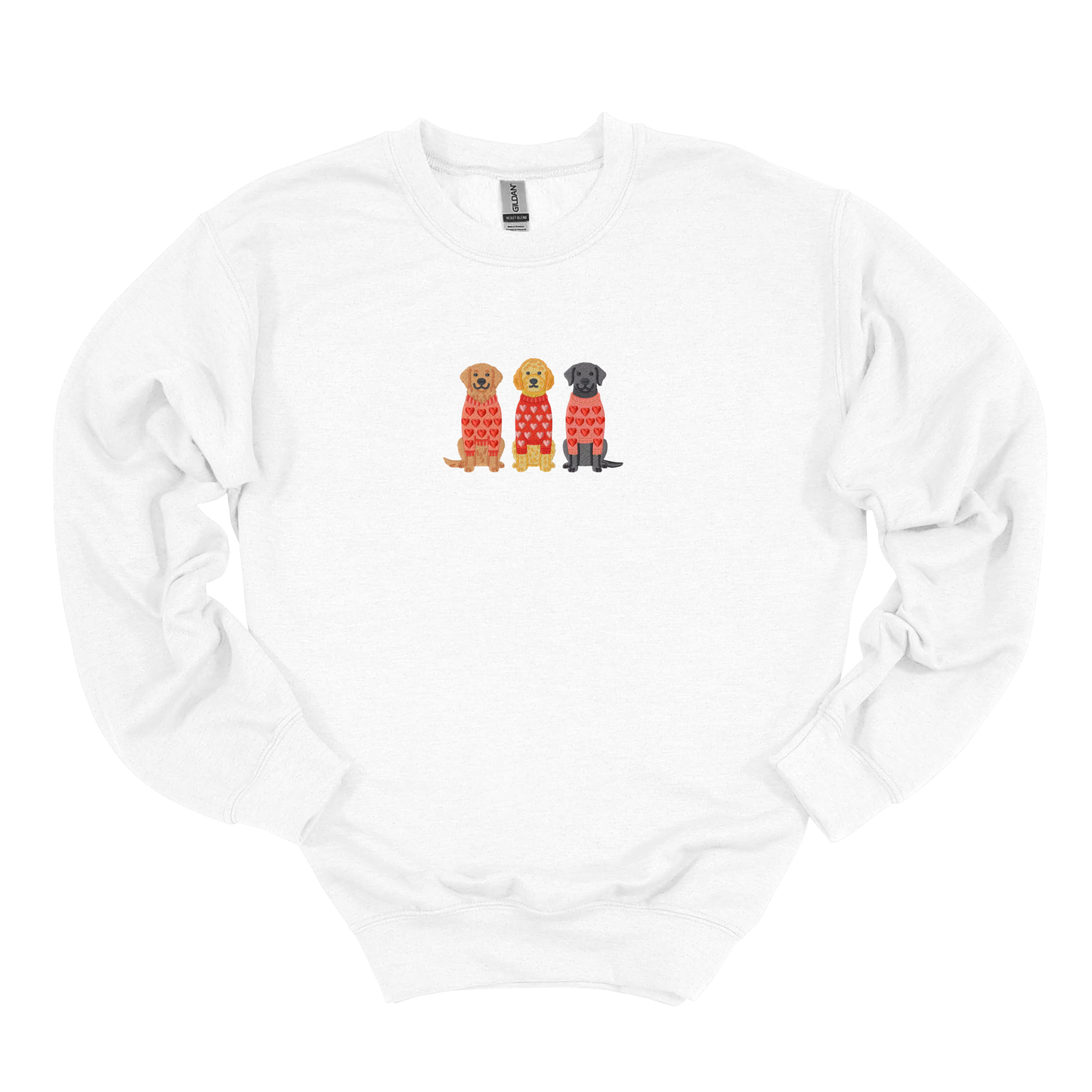 Puppy Love Embroidered Sweatshirt