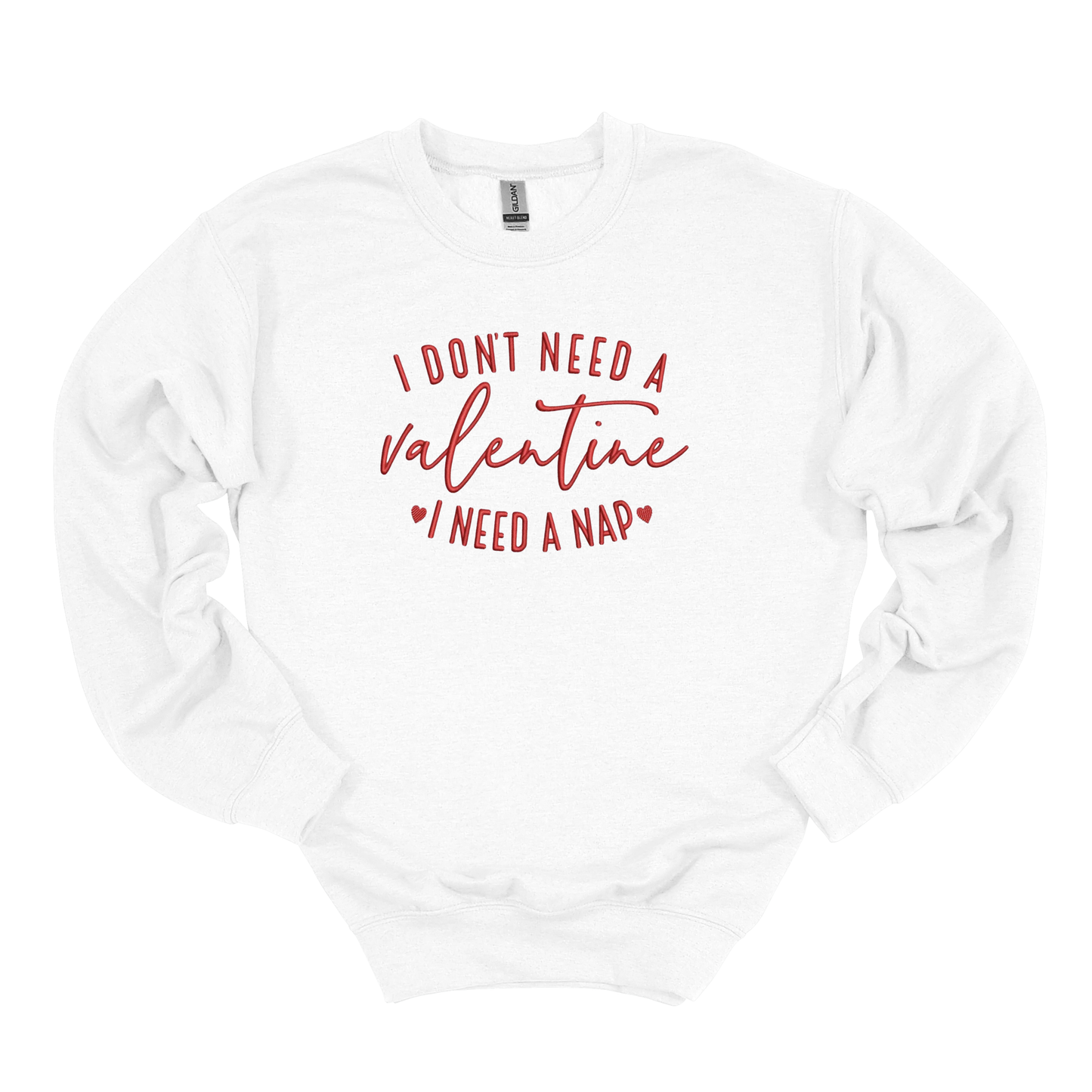 I Need a Nap Embroidered Sweatshirt