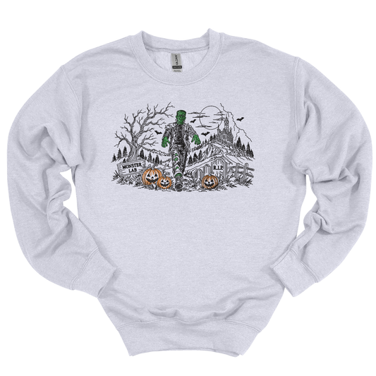 Monster Lab Embroidered Crewneck