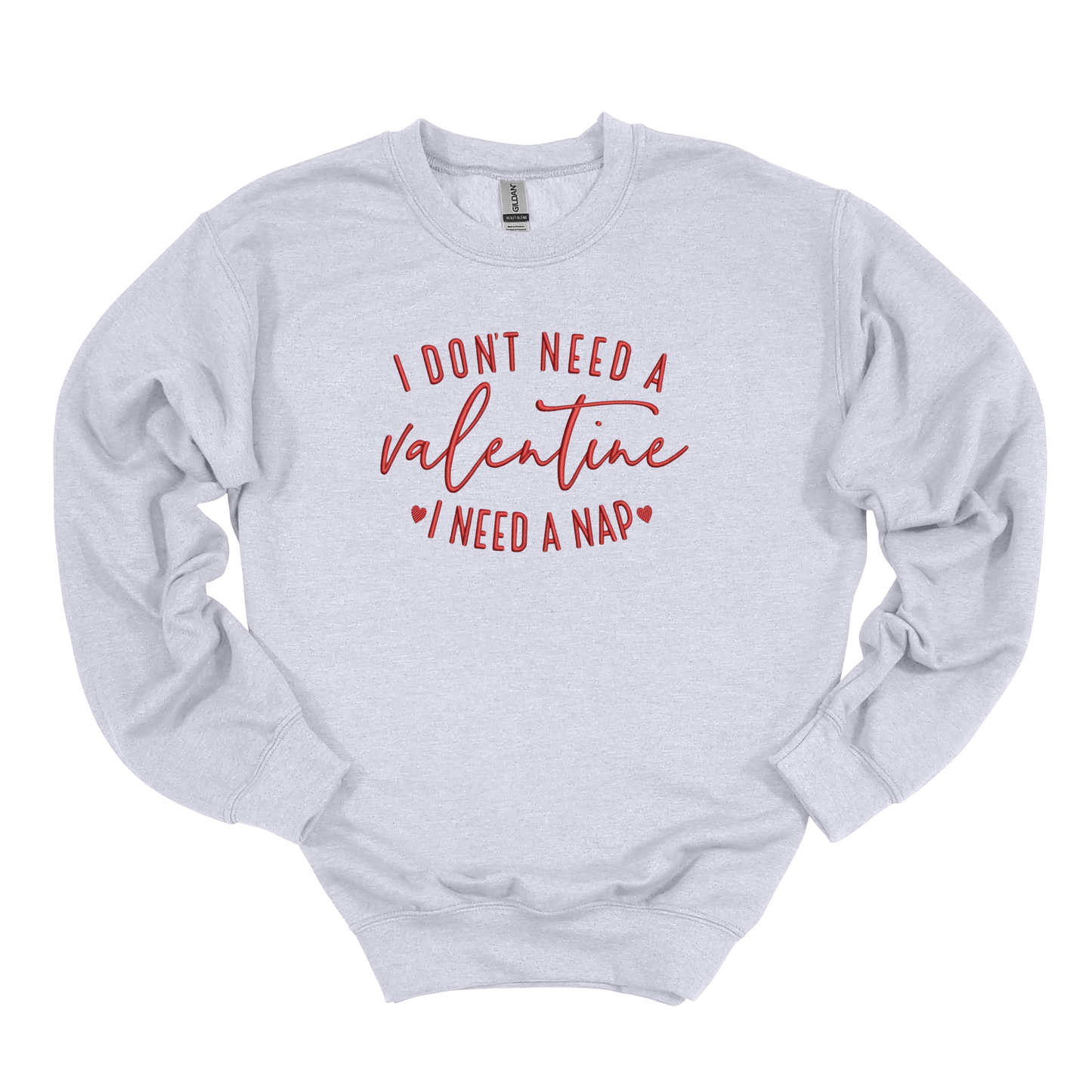 I Need a Nap Embroidered Sweatshirt
