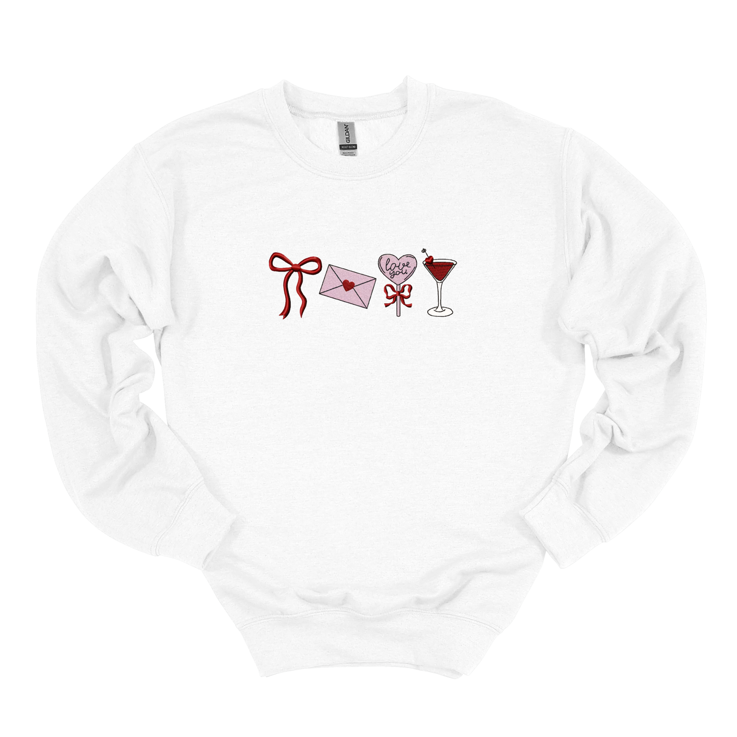 Love Icons Embroidered Sweatshirt