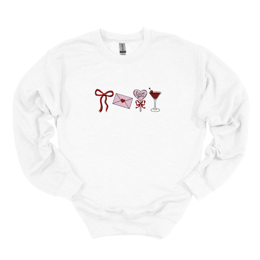 Love Icons Embroidered Sweatshirt