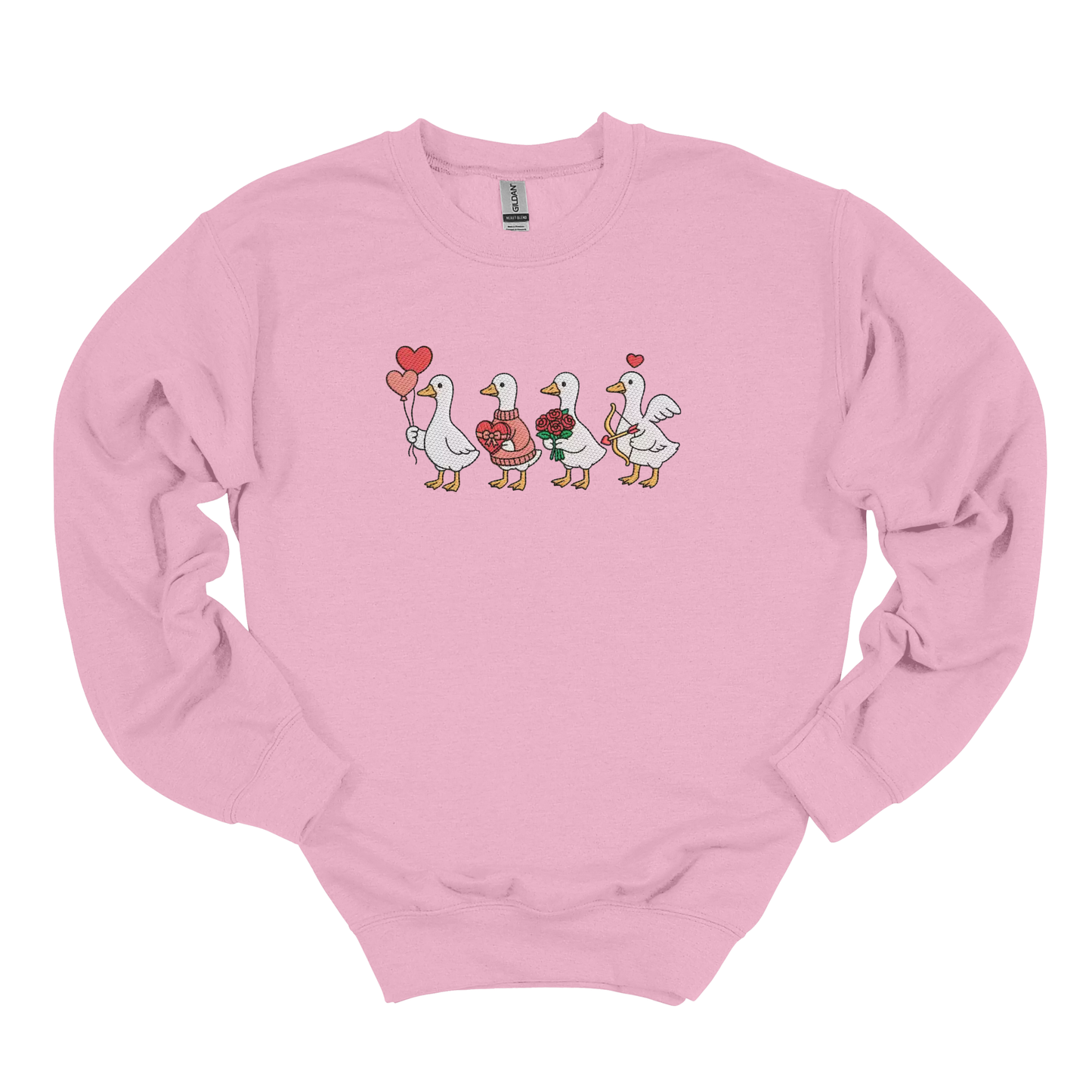 Lovely Goose Embroidered Sweatshirt