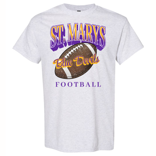 Vintage Blue Devils Football T-Shirt