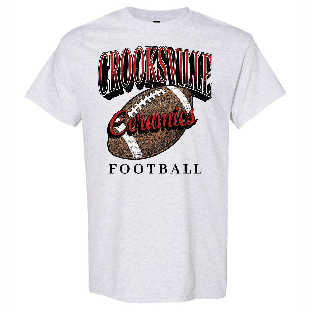 Vintage Ceramics Football T-Shirt