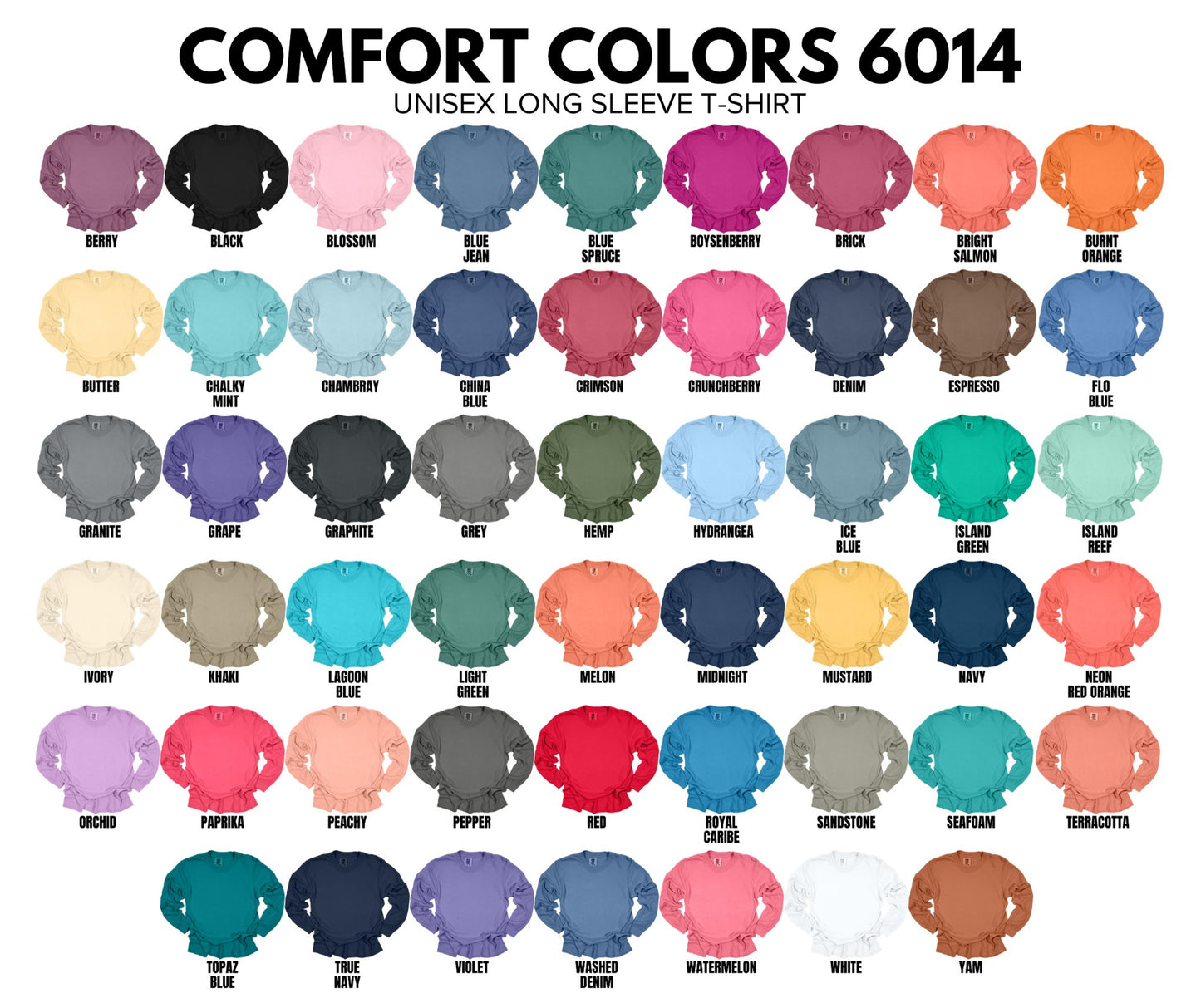 Stonecreek Embroidered Long Sleeve (Comfort Colors)