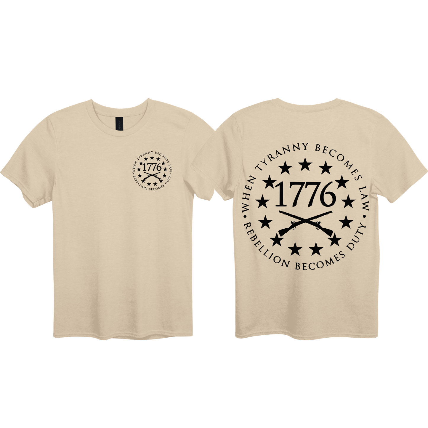 T-shirt - 1776 Rebellion Becomes Duty